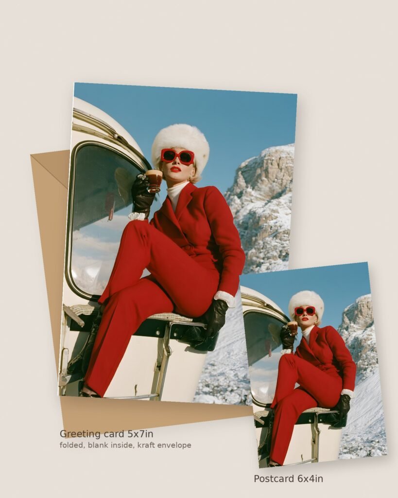 Après Ski Greeting Card & Postcard