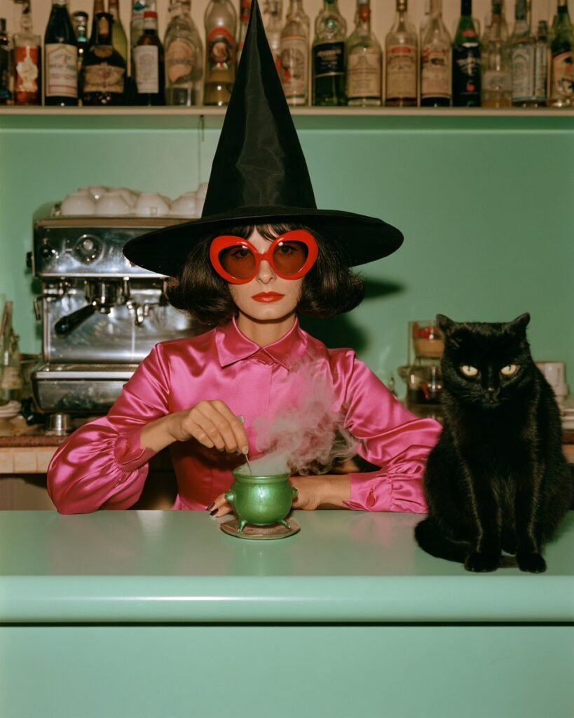 Would You Like Arsenic on Top?, Halloween art print by Misprint. Service with a smile. Mostly.