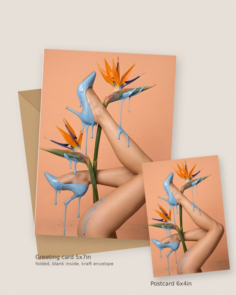 Bird of Paradise Greeting Card & Postcard