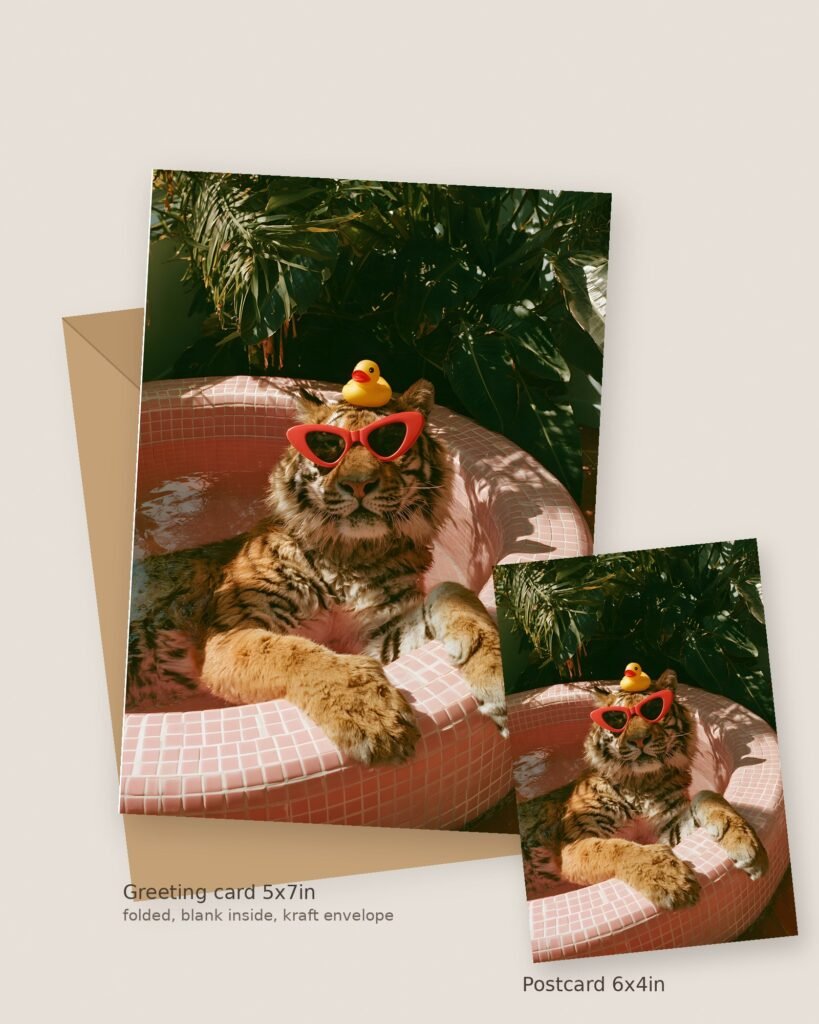 Ducky Business Greeting Card & Postcard