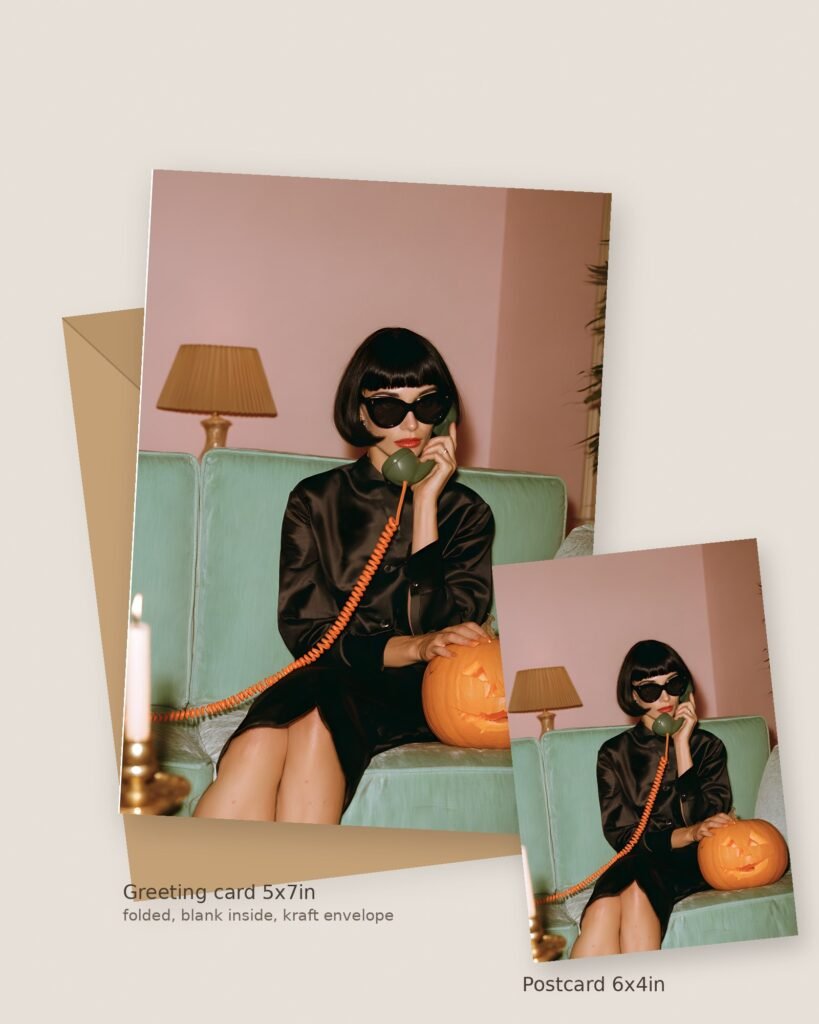 Hello Pumpkin Greeting Card & Postcard
