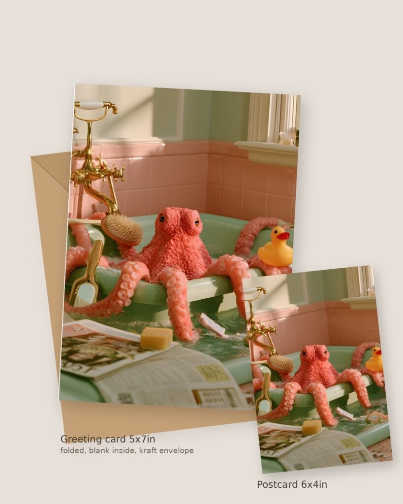 Multitasking Greeting Card & Postcard